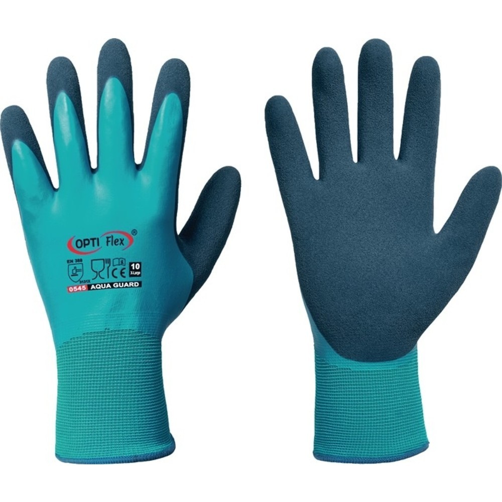 OPTIFLEX Handschuhe Aqua Guard Gr.8 blau EN 388