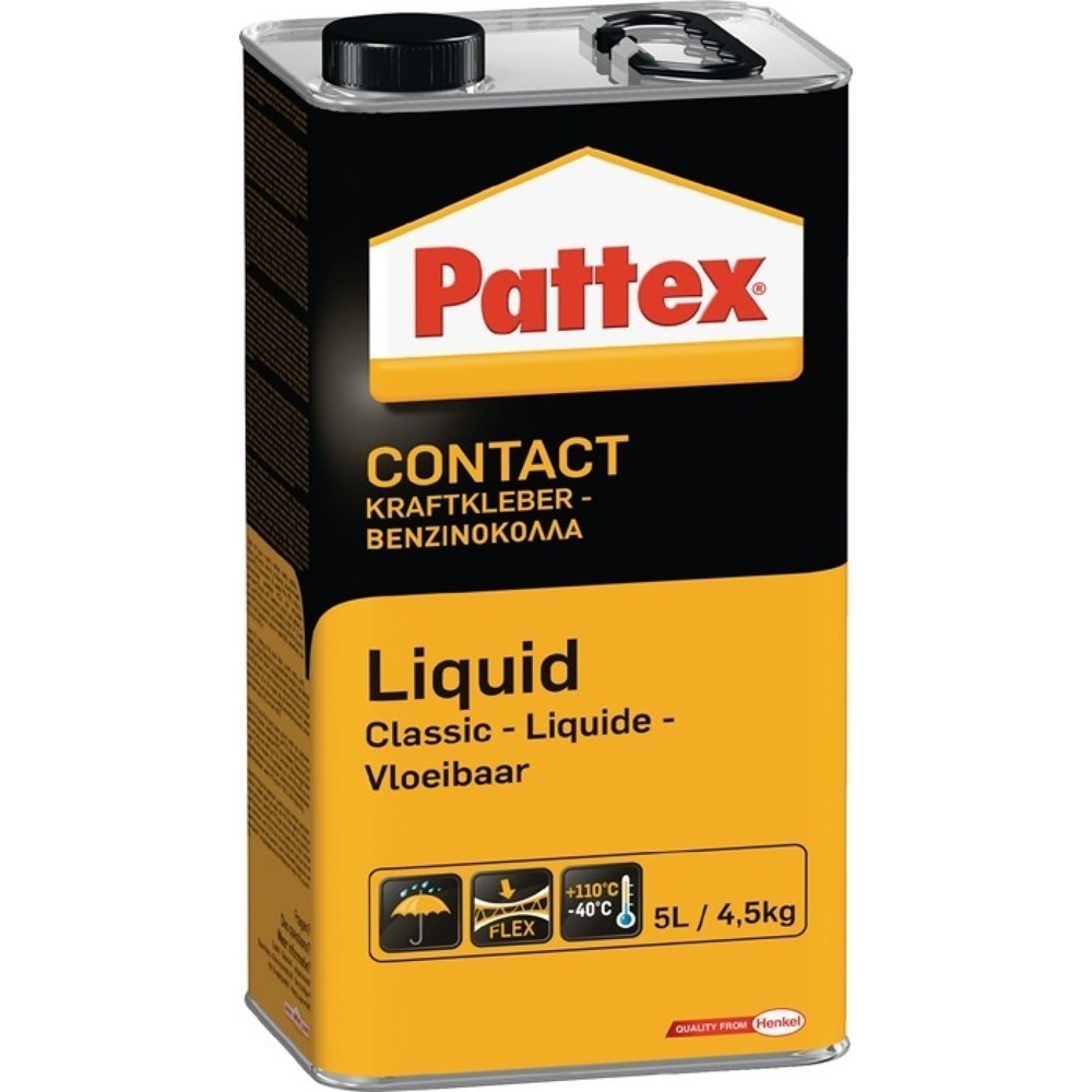 PATTEX Kraftkleber Classic Liquid, 4,5 kg, -40°C bis +110 °C, Kanne