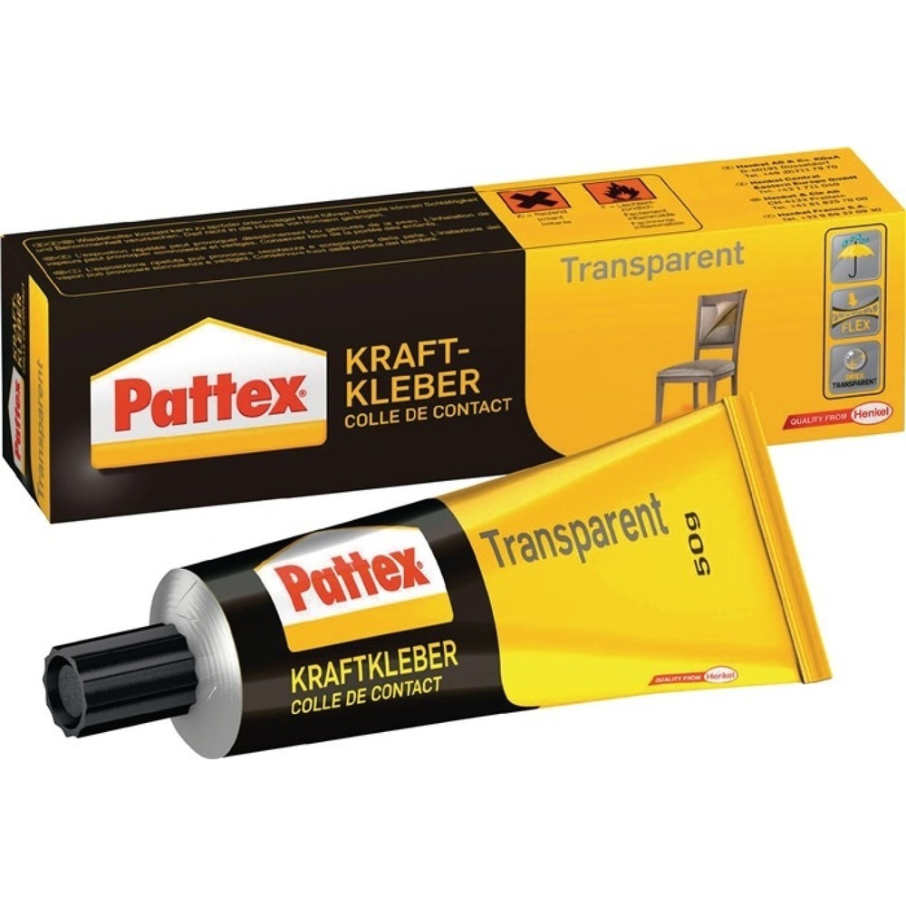 PATTEX Kraftkleber transp.-40GradC b.+70GradC 125g Tube
