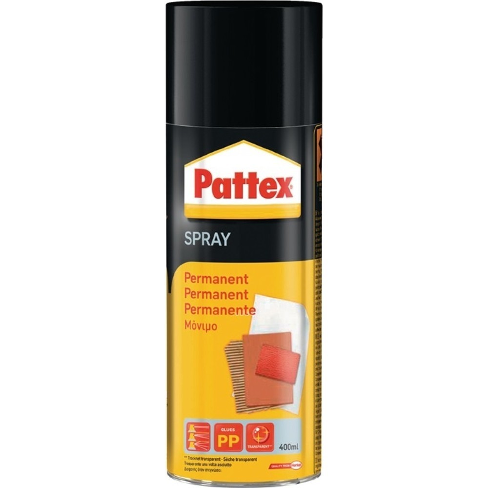 PATTEX Sprühkleber Powerspray permanent transp./leicht beige 400 ml Spraydose