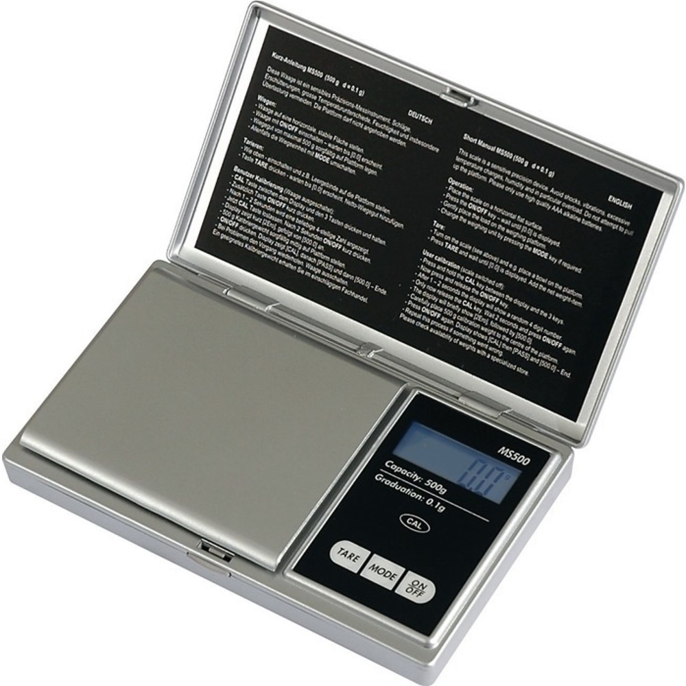 PESOLA Taschenwaage Robust LCD, 500 g