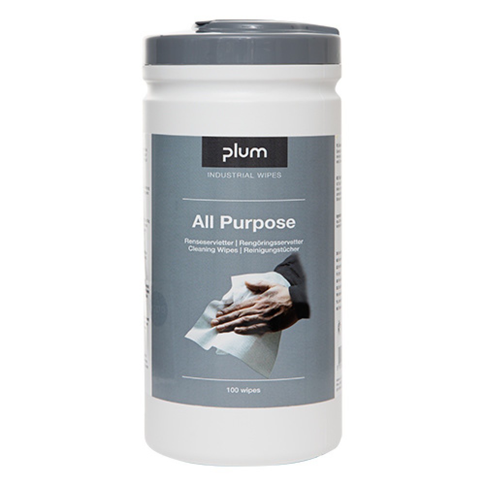 PlumWipes All-Purpose Reinigungstücher, 100 Stk/Box