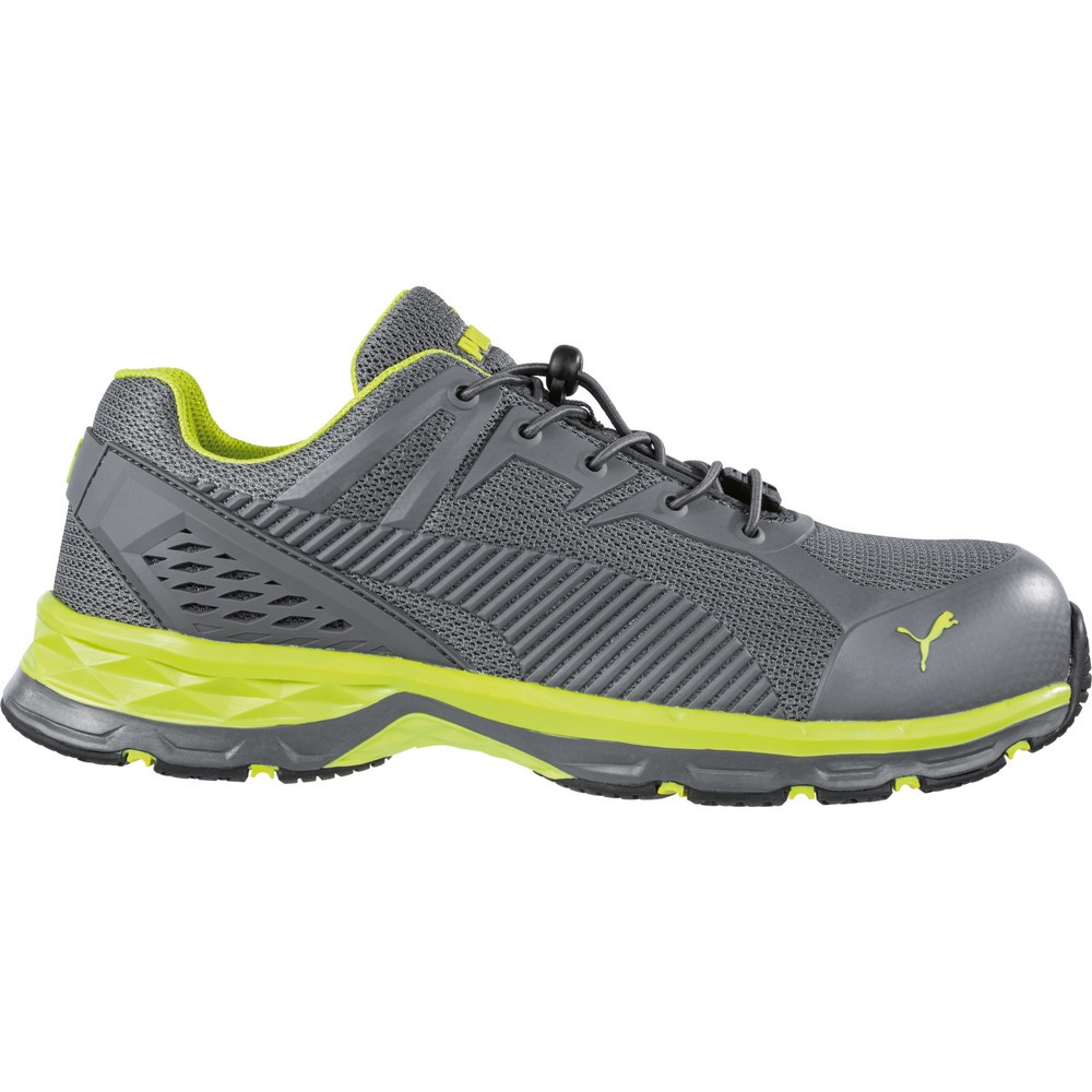 PUMA® Sicherheitshalbschuh Fuse Motion 2.0 GREEN LOW S1P ESD HRO SRC Größe 40, grau/grün