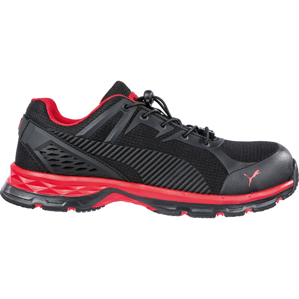 PUMA® Sicherheitshalbschuh Fuse Motion 2.0 RED LOW S1P ESD HRO SRC Größe 41, schwarz/rot