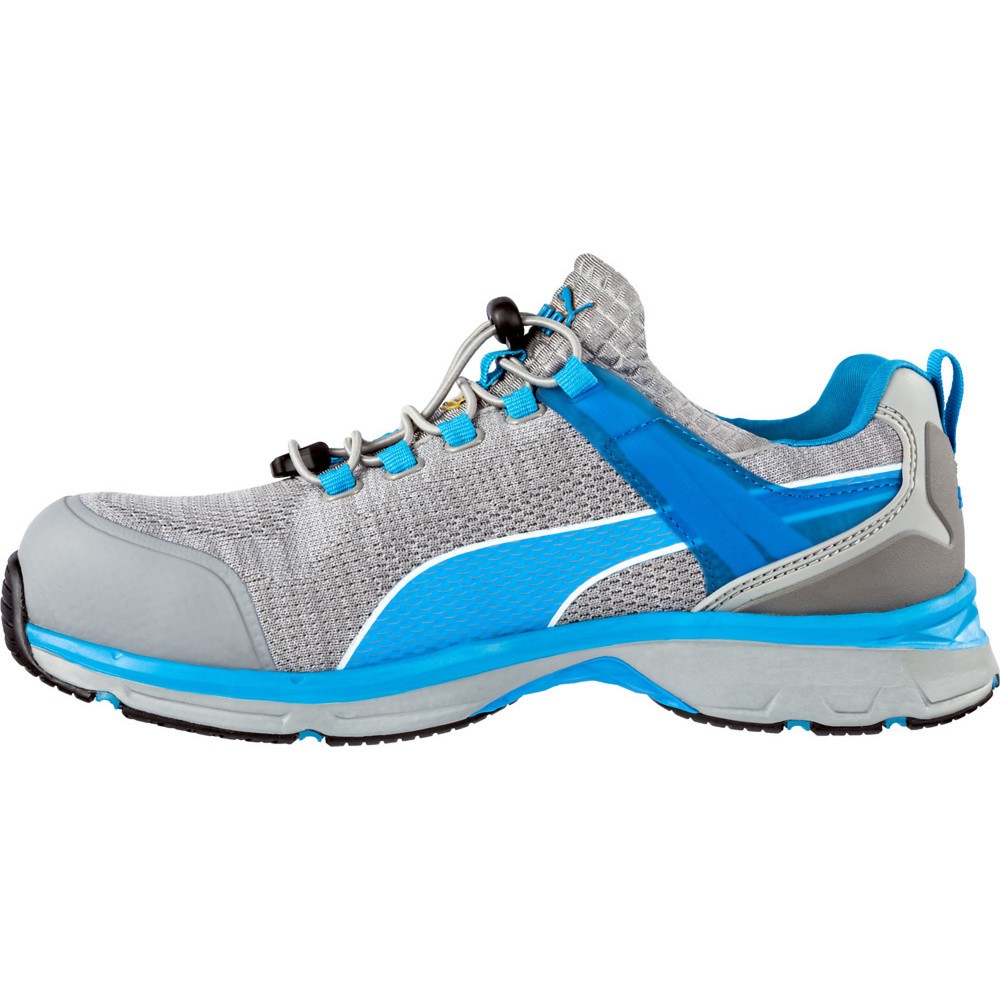 PUMA® Sicherheitsschuh XCITE GREY LOW S1P ESD HRO SRC, grau/blau, Größe 39