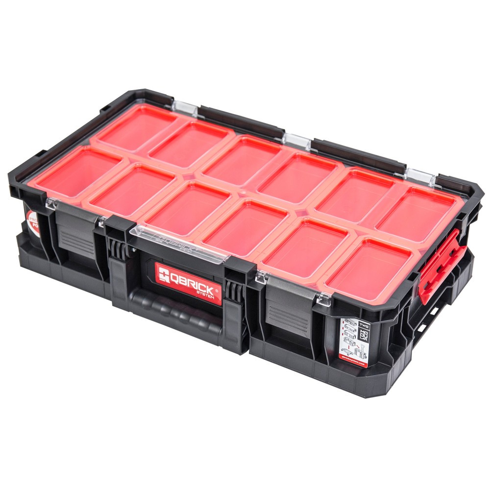 QBRICK Werkzeugkasten TWO ORGANIZER Plus, HxBxT 145 x 560 x 320 mm