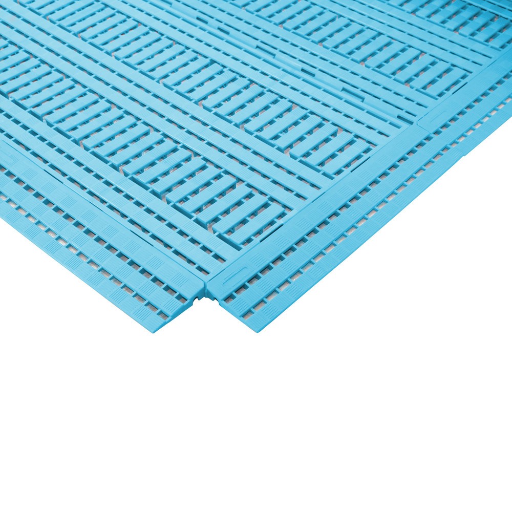 COBA Randleiste für Arbeitsplatzmatte aus PE, BxL 600 x 12 mm, blau