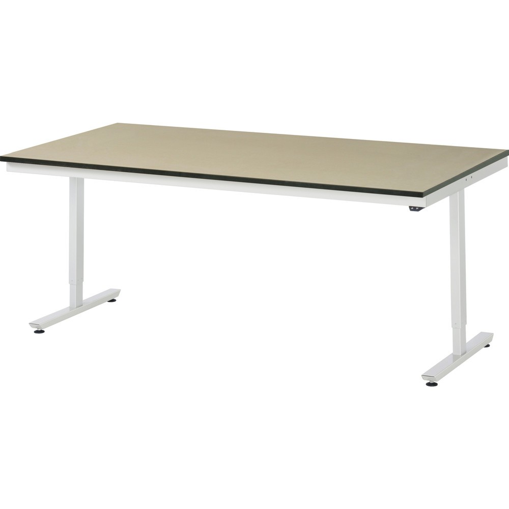 RAU elektrisch höhenverstellbarer Werktisch Serie adlatus 150, HxBxT 720-1.120 x 2.000 x 1.000 mm, MDF Arbeitsplatte