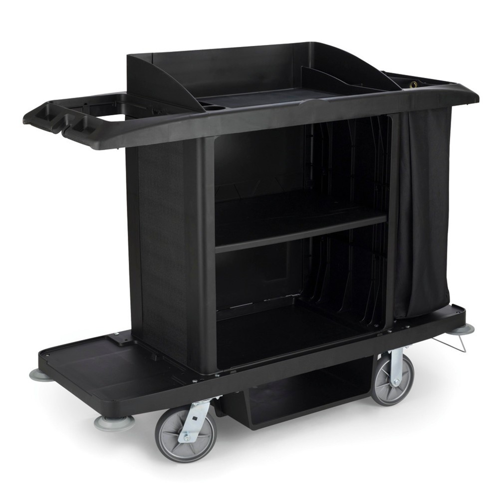 Rubbermaid® Hotelwagen, schwarz, HxBxT 1.270 x 559 x 1.524 mm