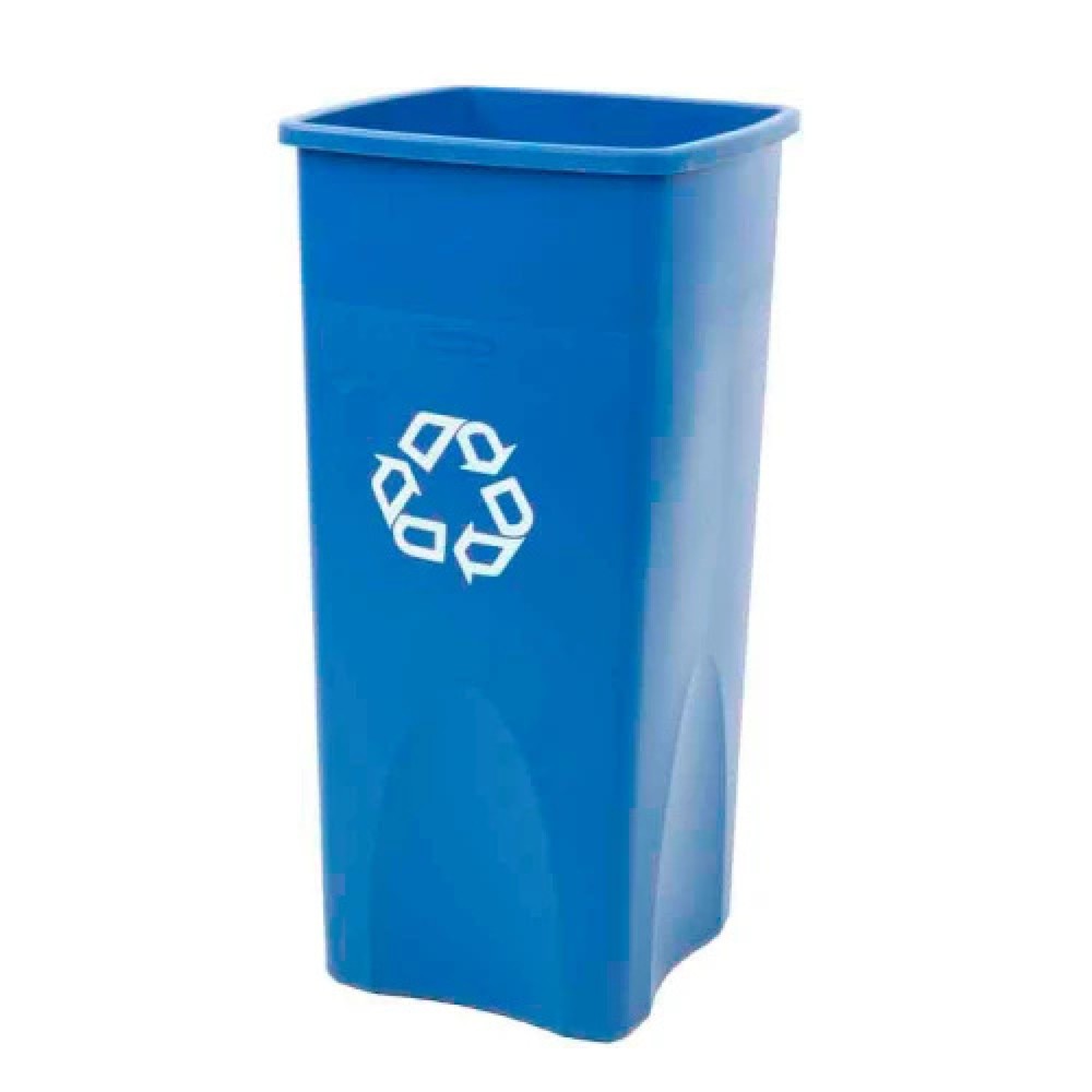 Rubbermaid® Wertstoffsammler , 87 Liter, blau