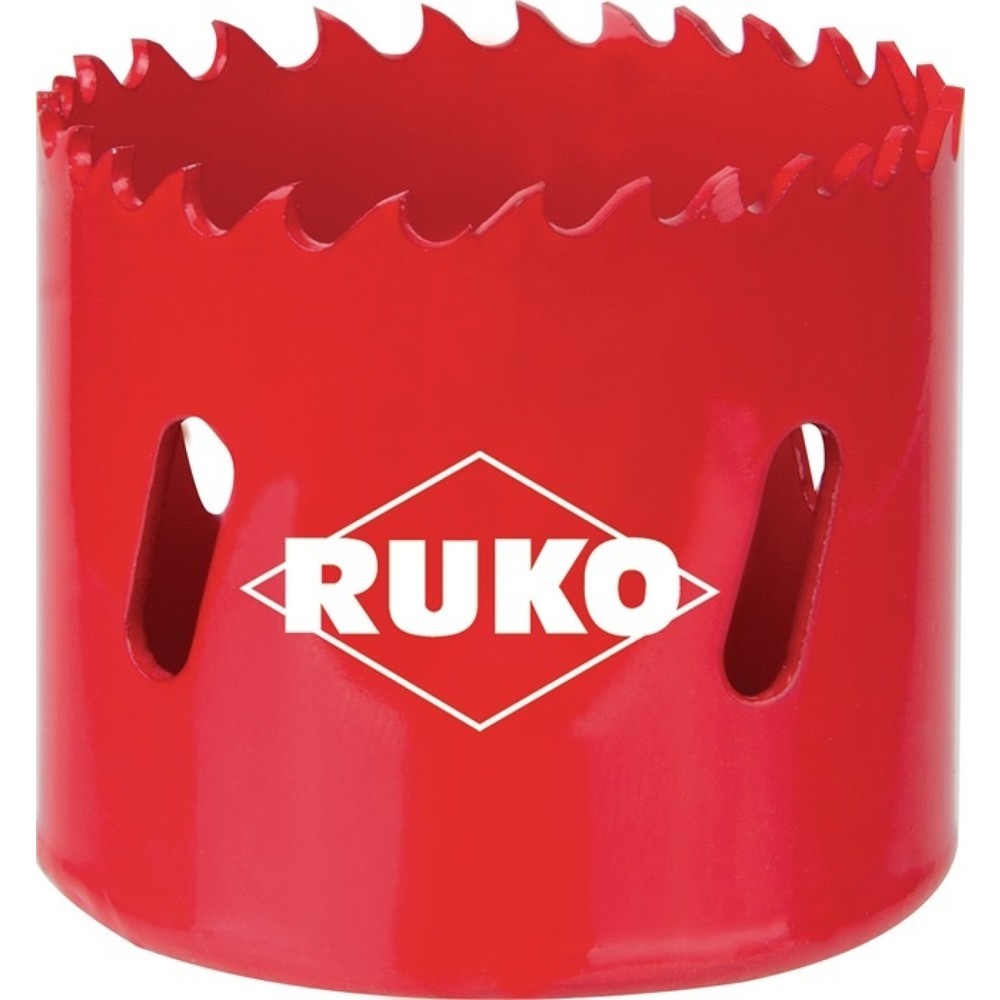 RUKO Lochsäge, Sägen-Durchmesser 22 mm Schnitttiefe 38 mm, variable Zahnung HSS-Bi-Metall