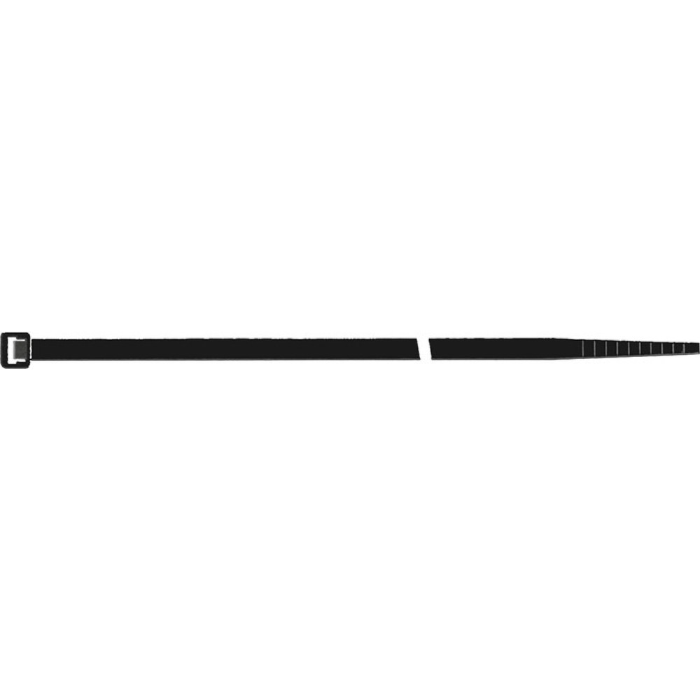 SAPISELCO Kabelbinder, Länge 100 mm Breite 2,5 mm, Polyamid 6.6 schwarz