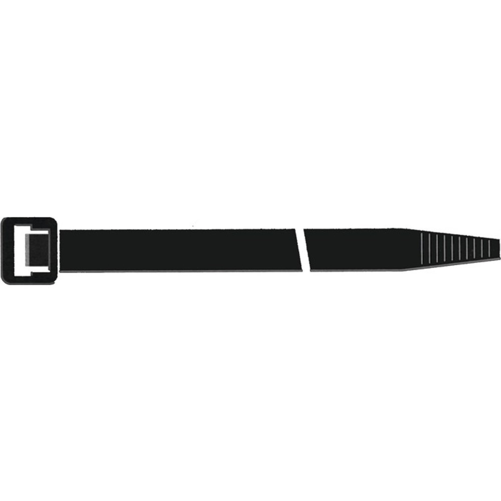 SAPISELCO Kabelbinder SEL.FIT, Länge 1330 mm Breite 9 mm, Polyamid 6.6 schwarz