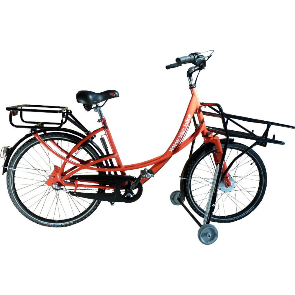 VSC.BIKE Zustellfahrrad B01, 7-Gang, max. zul. Gesamtgewicht 210 kg, rot