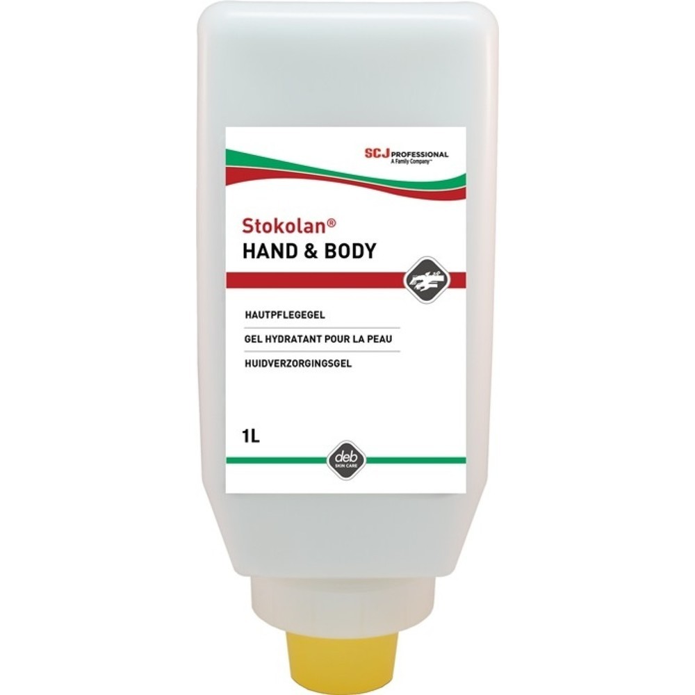SC JOHNSON Hautpflegecreme Stokolan® Hand & Body, Lotion, parfümiert, 1 l, Softflasche