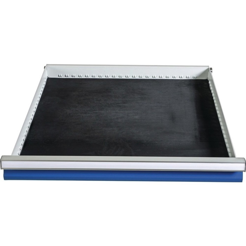 Schubladengummieinlage, für Schrankbreite 600 mm, schwarz, passend für Schränke/Werkbänke