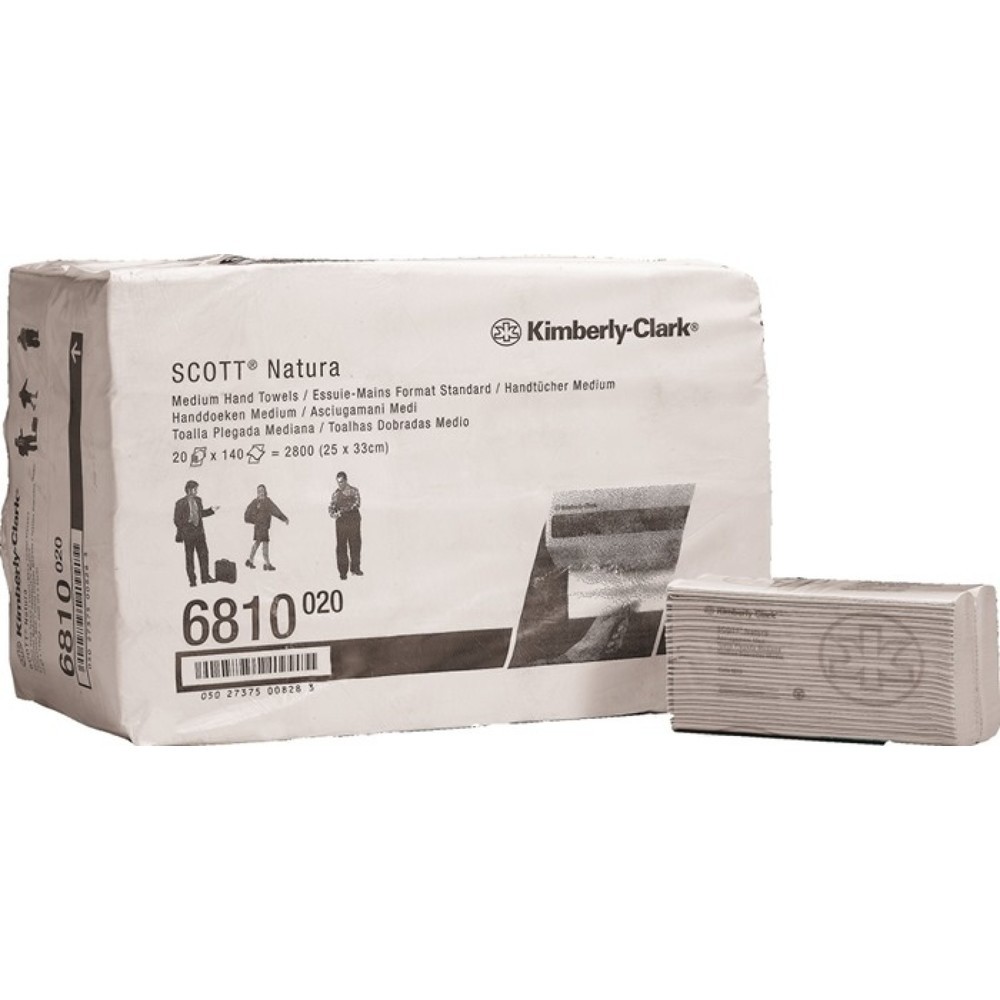 SCOTT Handtuch Scott 6810 2-lagig weiß