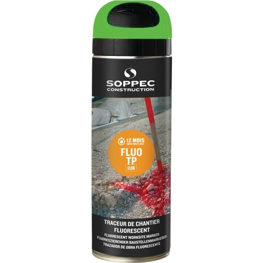 SOPPEC Baustellenmarkierspray FLUO TP leuchtgelb 500 ml Spraydose