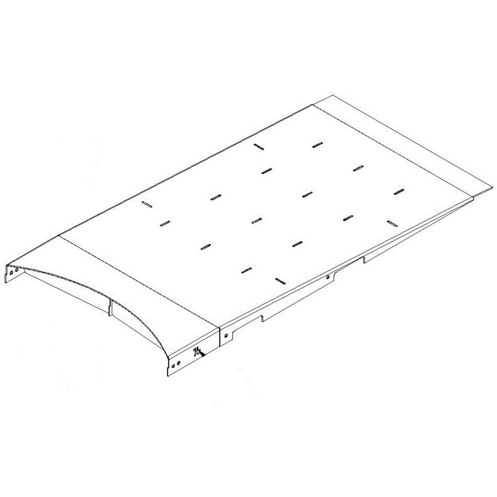 Auffahrrampe für Stretchmaschine PS VOLTA/VOLTA-A mit Drehteller Ø 1.500 mm, Breite 800 mm