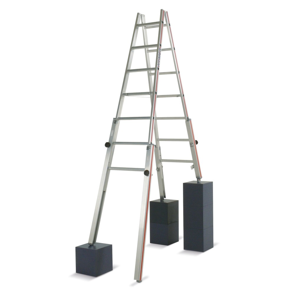 Sprossen-Stehleiter für HYMER Treppen, 2-seitig begehbar, Standhöhe 1,30 m