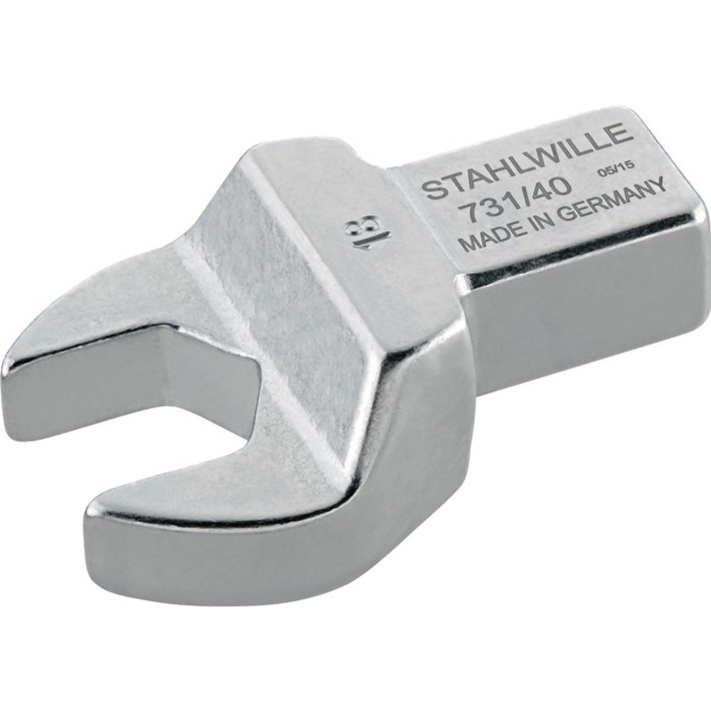STAHLWILLE Mauleinsteckwerkzeug 731/40 19, Chrom-Alloy-Stahl, Schlüsselweite 19 mm 14 x 18 mm