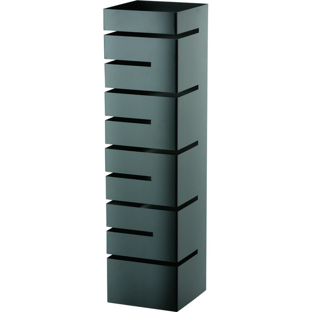 Stalgast Buffet-Ständer hoch, Einschübe winklig, 150x150x570 mm (BxTxH), schwarz