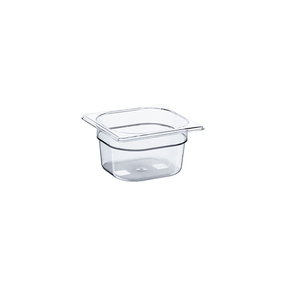 Stalgast Gastronormbehälter Polycarbonat Premium, GN 1/6 (100 mm)