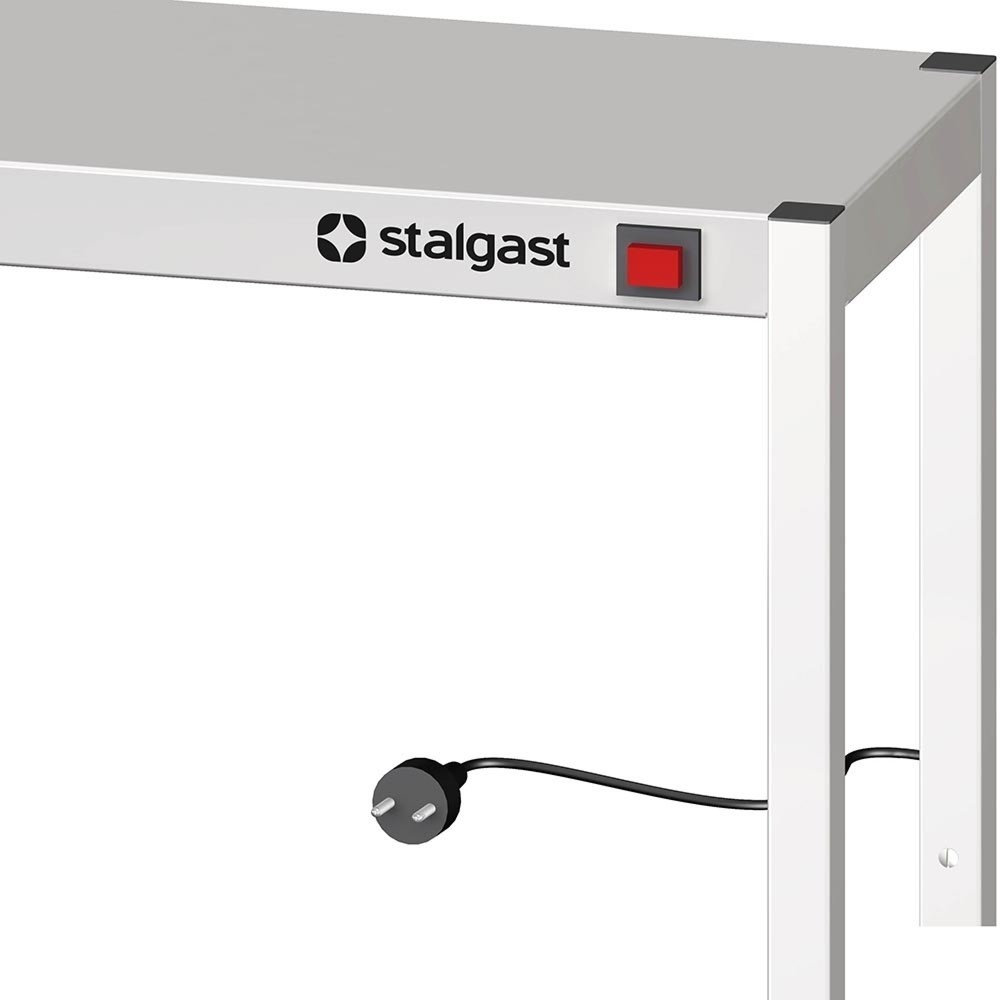 Produktabbildung Nr. 2: Stalgast Wärmebrücke 1-etagig 1000x400x400 mm mit Keramik-Infrarot-Strahlern