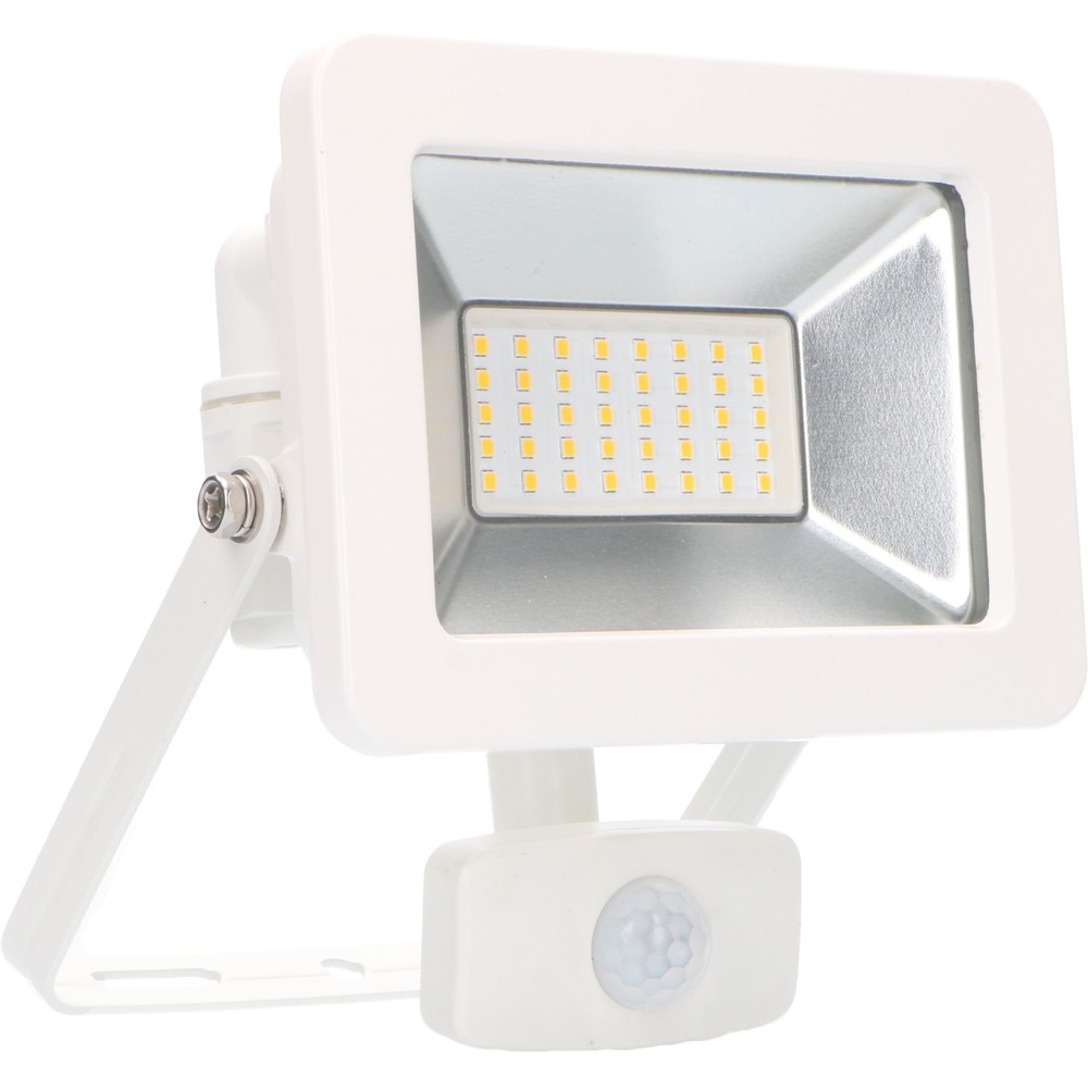 Strahler - 30W 3300lm 4000K IP44 Sensor - Sanan LED - weiß