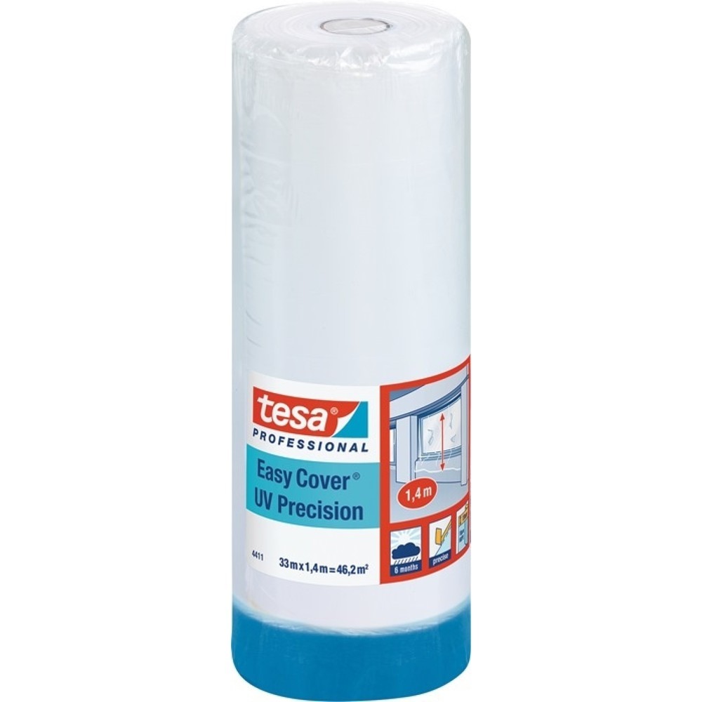 tesa® Folienband Easy Cover® 4411 UV Precisión, Länge 33 m Breite 1400 mm, Rolle