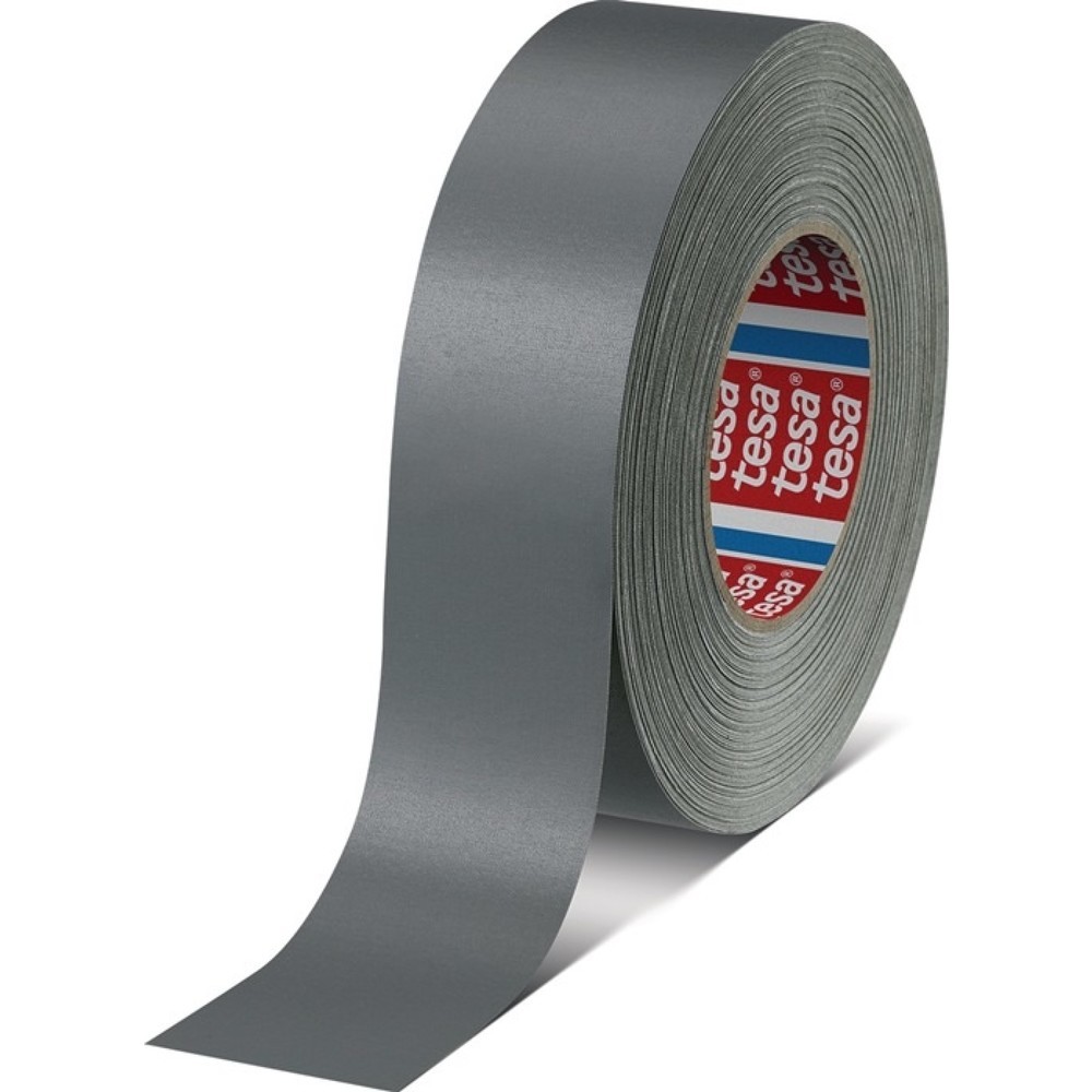 tesa® Gewebeband tesa® band® Premium 4651, Länge 50 m Breite 50 mm, grau, Rolle