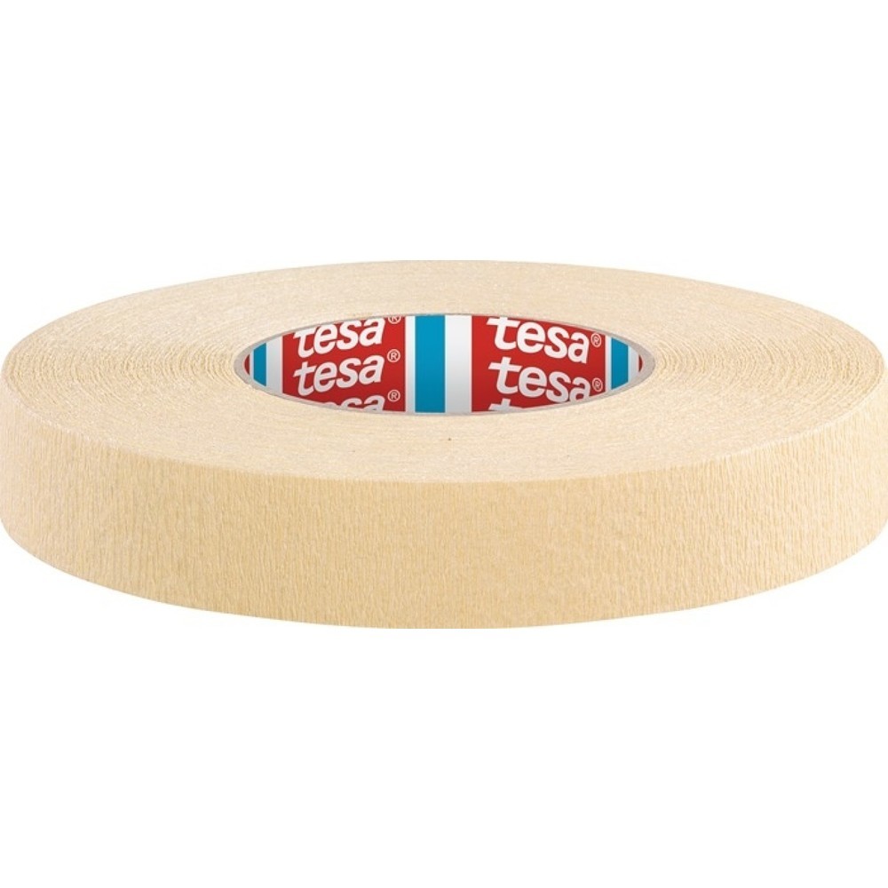 tesa® Kreppband tesa® krepp® 4322, chamois, stark gekreppt, Rolle, Länge 50 m Breite 25 mm