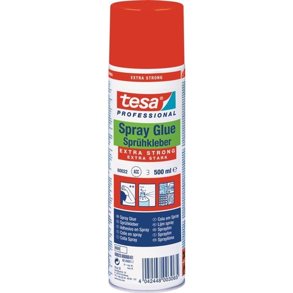 TESA Sprühkleber EXTRA STRONG 60022 weiß 500 ml Spraydose