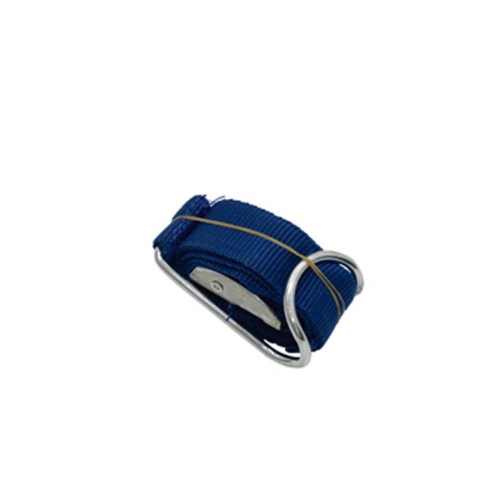 Textil-Spanngurt für Rollbehälter Classic, blau