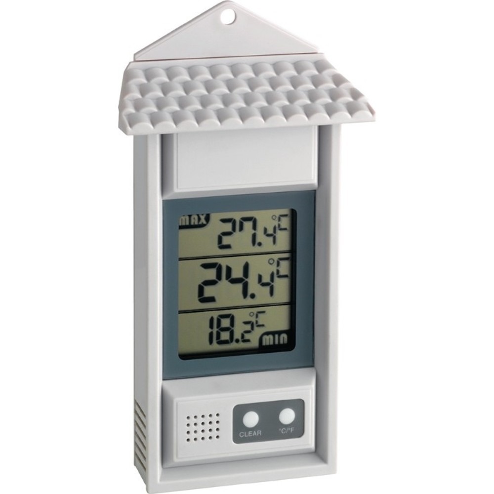 TFA Thermometer, H150xB80xT29mm, Messbereich -20 bis 70 °C, Kunststoff