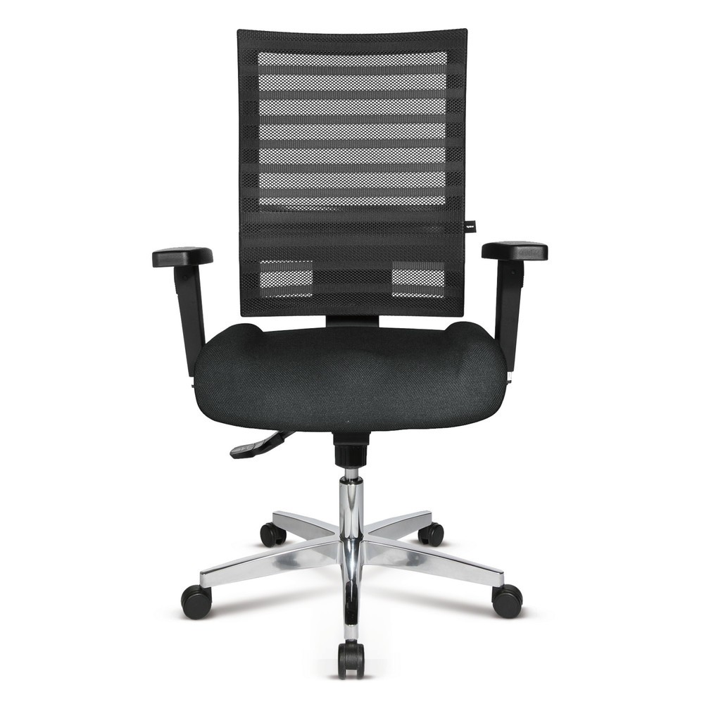 Topstar® Bürodrehstuhl P91-NET, Netzrücken schwarz, Sitz apfelgrün