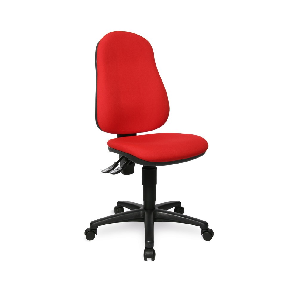 Topstar® Bürodrehstuhl Point 60, Muldensitz, rot
