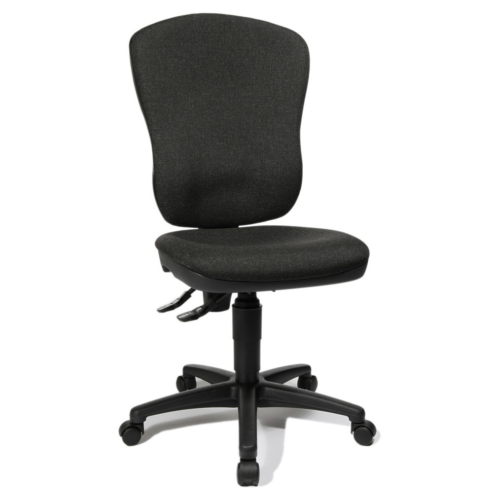 Topstar® Bürodrehstuhl Point 80, große Rückenlehne, Muldensitz, anthrazitgrau