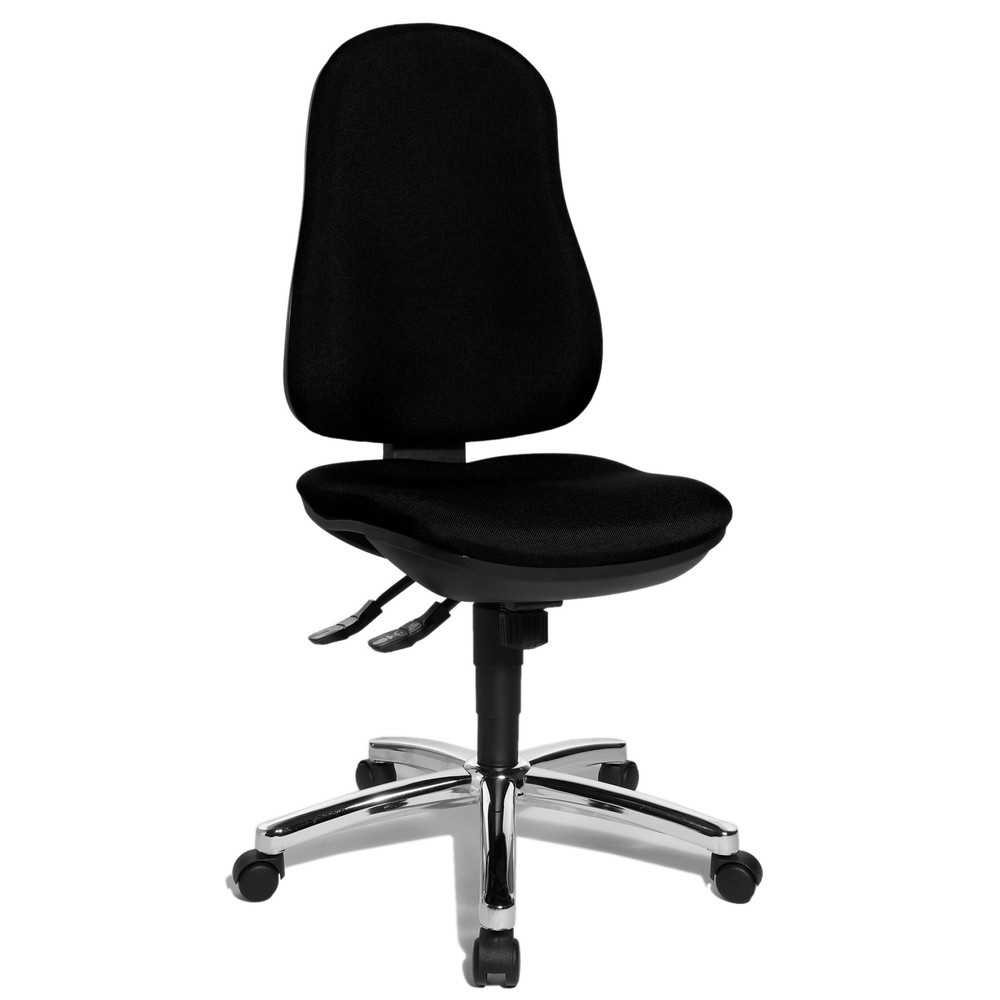 Topstar® Bürodrehstuhl T Support Syncro, Bandscheibensitz, schwarz