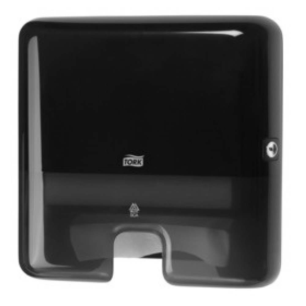 Tork 552108 Xpress Mini Spender für Multifold Handtücher,Farbe: schwarz, Material: Kunststoff