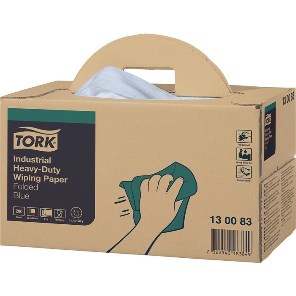 TORK® Putztuch TORK® 130083 L324xB385ca.mm blau