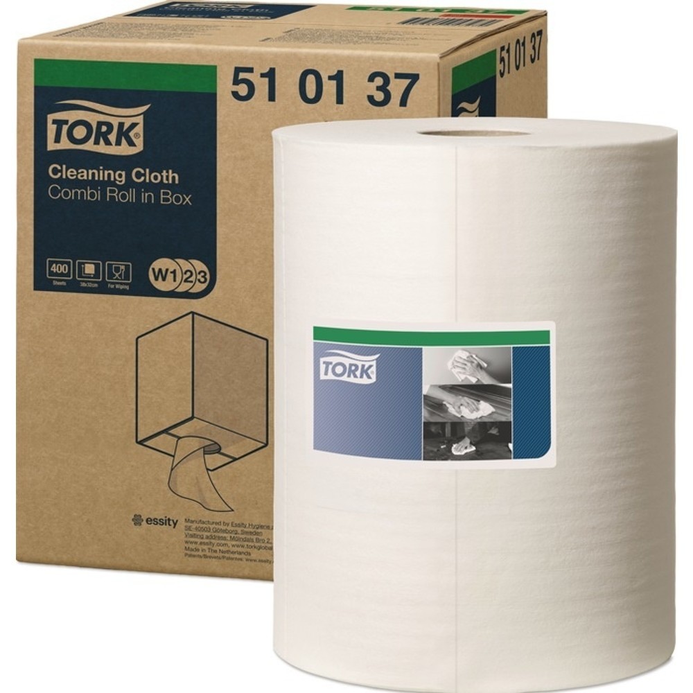 TORK® Putztuch TORK 510137, L380xB320ca. mm, weiß