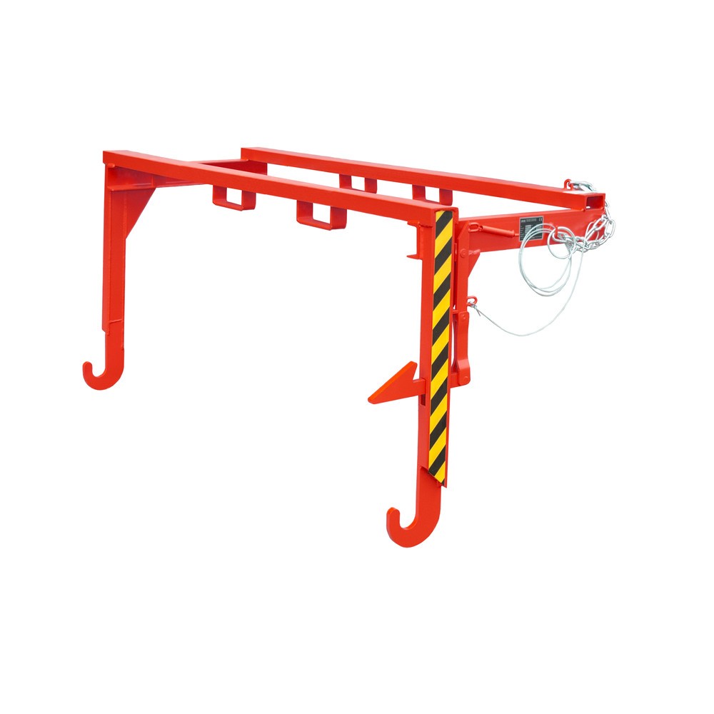 Traverse für Bauer® Stapelbarer Kippbehälter, Volumen 2 m³, RAL 3000 feuerrot