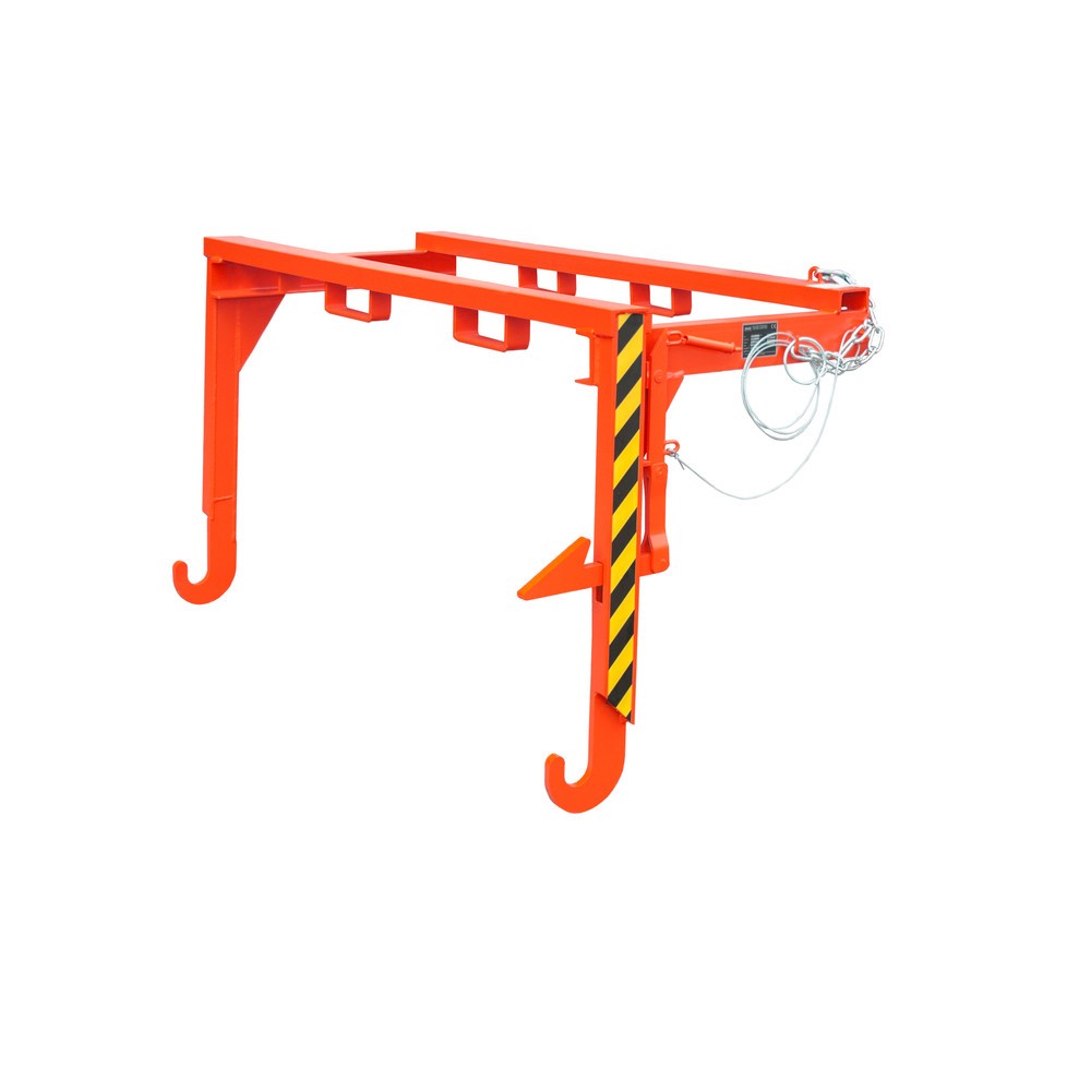 Traverse für Bauer® Stapelbarer Kippbehälter, Volumen 1,5 m³, RAL 3000 feuerrot