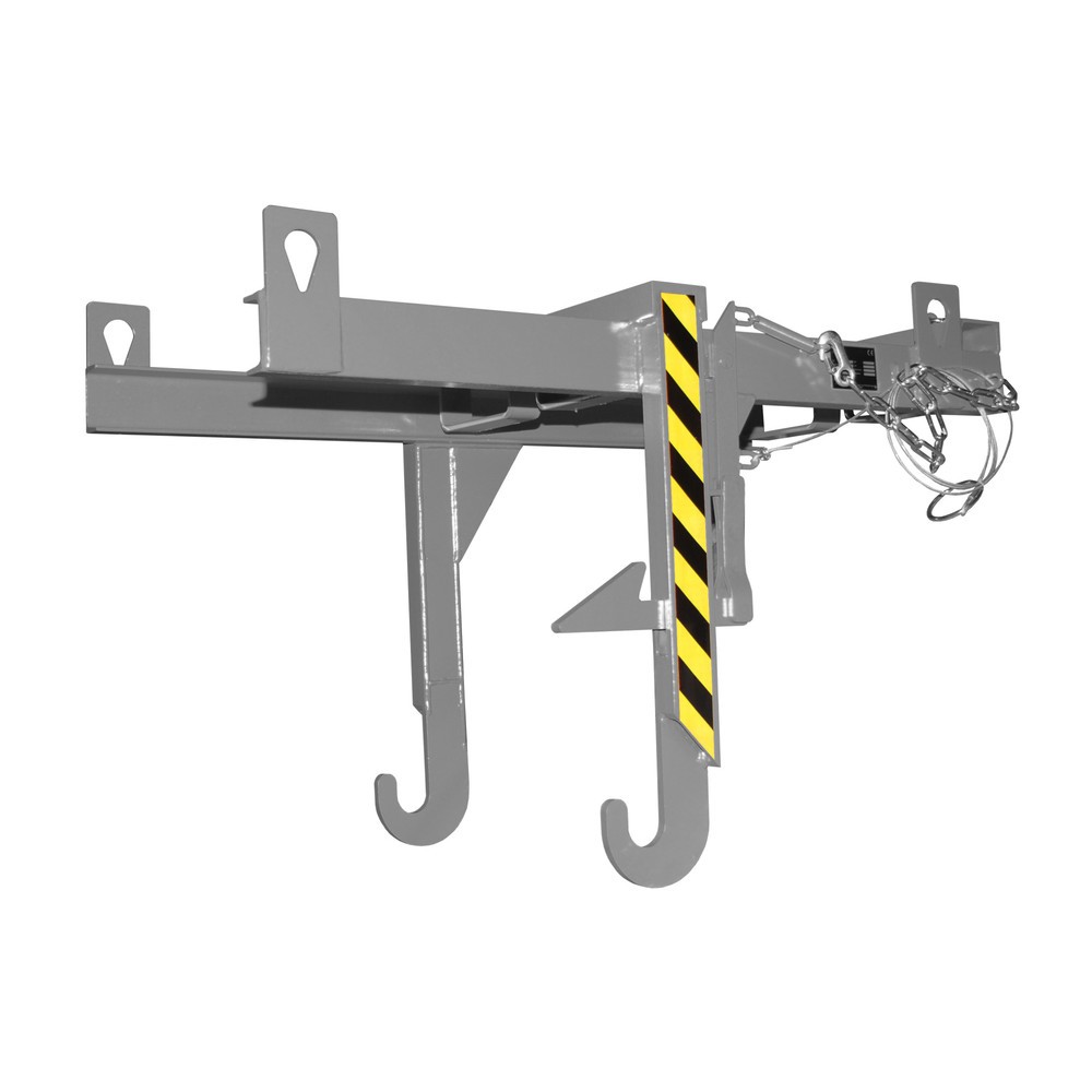 Traverse Typ BKT für Bauer® stapelbare Kippbehälter, TK 500 kg, Volumen 0,3 m³, RAL 7005 mausgrau