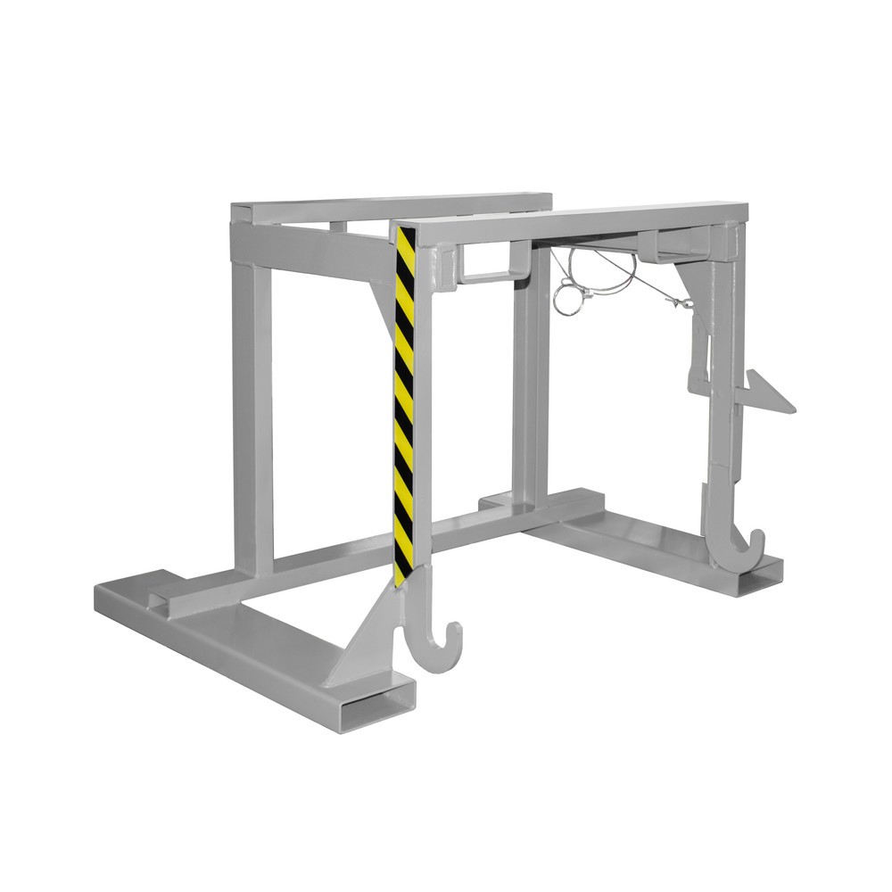 Traverse Typ BST-U für Bauer® stapelbare Kippbehälter, TK 2.000 kg, Volumen 0,9 m³, RAL 7005 mausgrau