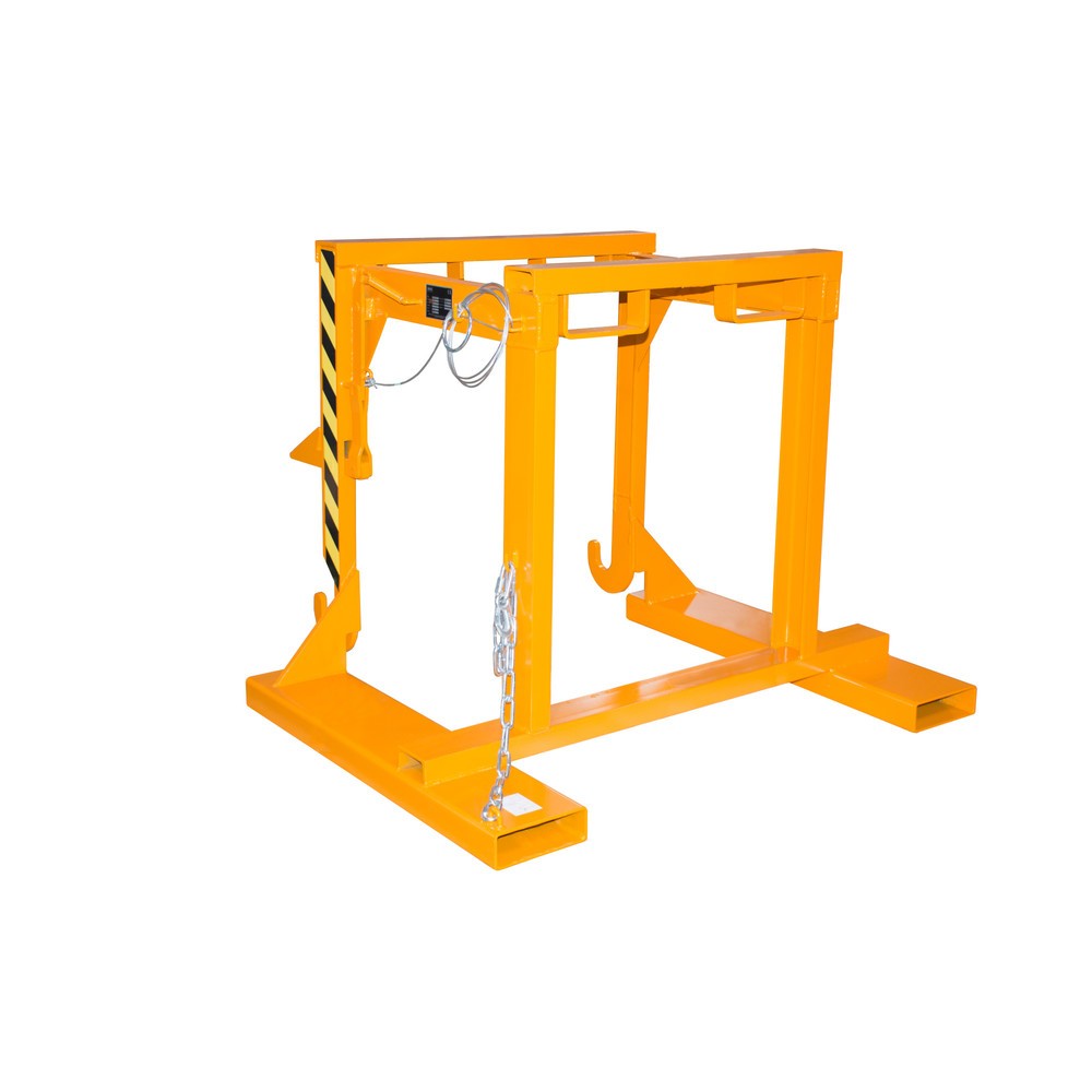 Traverse Typ BST-U für Bauer® stapelbare Kippbehälter, TK 1.500 kg, Volumen 0,7 m³, RAL 2000 gelborange