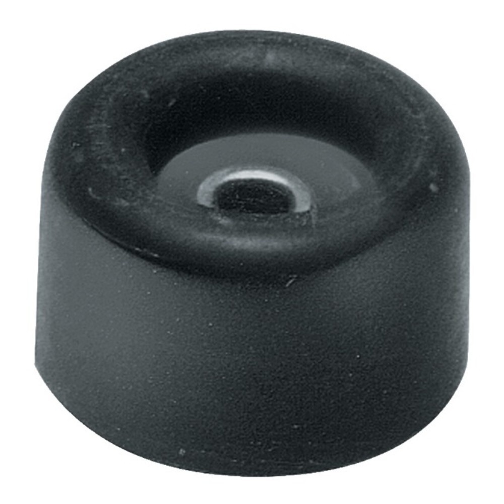 Türpuffer, Gummi schwarz, Ø 40 mm Höhe 35 mm, Dübelmontage
