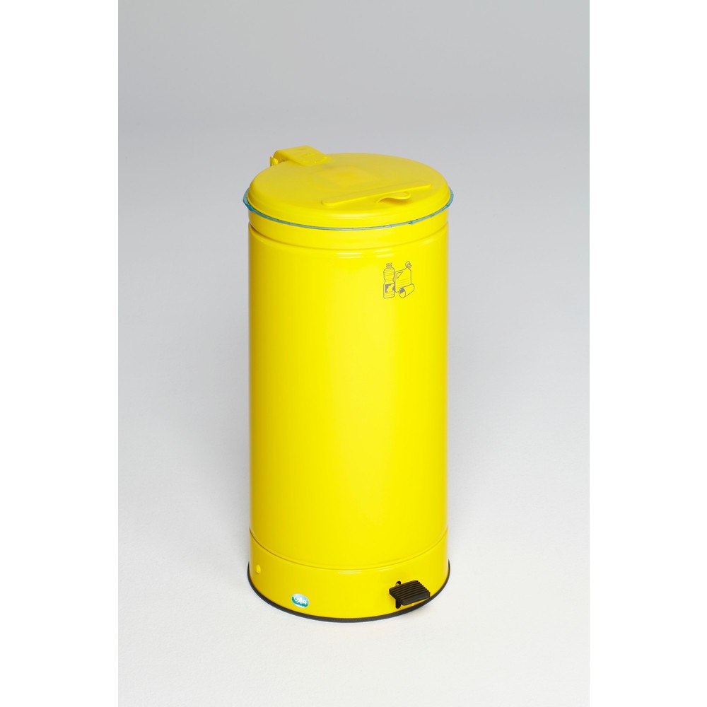 VAR® Tret-Abfallsammler GVA 66 Liter, gelb