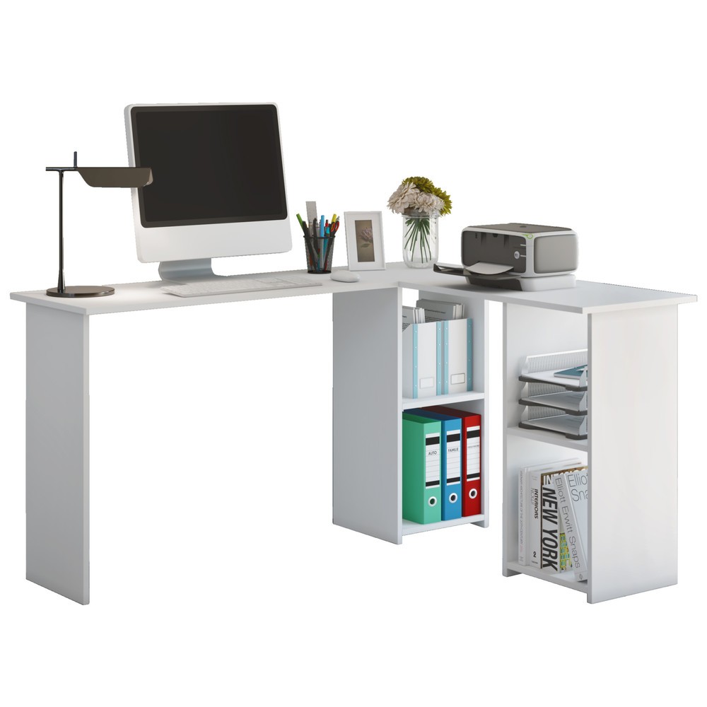 VCM Schreibtisch Lusias, HxBxT 730 x 1.360 x 1.120 mm, weiß